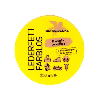 B&E Lederfett farblos, 250 ml