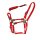 EcoLine Hybrid Halfter mit Strick rot