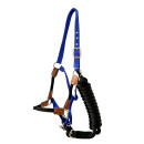 EcoLine Hybrid Halfter mit Strick royal-schwarz