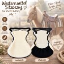 Westernsattel Sitzbezug Shetty & Pony – Kunstfell Sattelsitzbezug