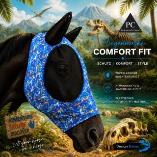 Professionals Choice Comfort Fit Fliegenmaske BONES aus Lycra