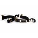 Westernsporen Black Steel mit German Silver – 3 cm...