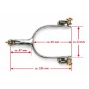 Westernsporen Edelstahl Rädchensporen Radsporen schmal Damen