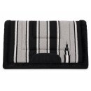 Navajo-Westernpad „Durango“ Grau-Schwarz – 80 x 80 cm
