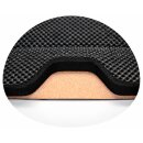 Westernpad Non Slip – Filzpad mit Neopren-Unterseite, anatomisch, 30" / 77 cm, Schwarz