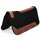 Westernpad Non Slip – Filzpad mit Neopren-Unterseite, anatomisch, 30" / 77 cm, Schwarz
