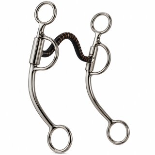 Westerngebiss Medium Port Shanks – Western Bit aus Edelstahl
