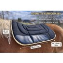 Westernpad anatomisch schwarz – robustes Heavy Working Pad 78 cm, stoßdämpfend & langlebig