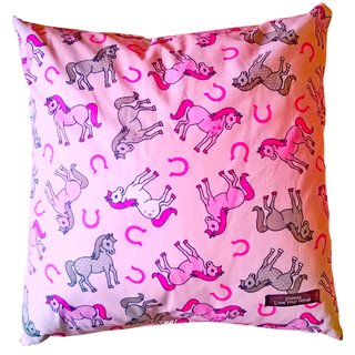 Daunenkissen Pferdchen rosa