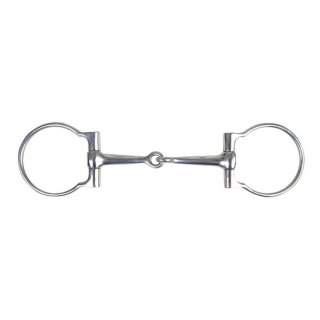 D-Ring Snaffle, einfach gebrochen | Edelstahl | ohne Kupfereinlagen | rostfrei
