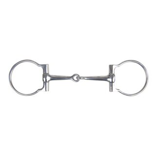 D-Ring Snaffle, einfach gebrochen | Edelstahl | ohne Kupfereinlagen | rostfrei 11,5 cm
