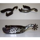 Westernsporen Braun mit Silver