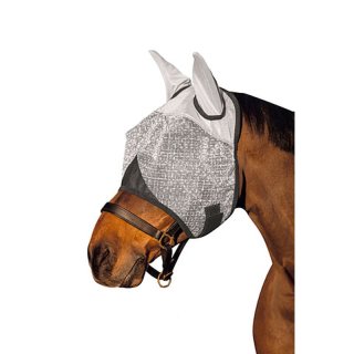 Fliegenmaske mit Ohrenschutz und UV Schutz Pony