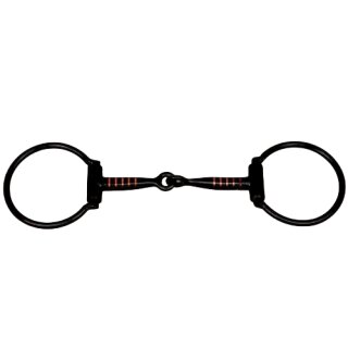 Westerngebiss D-Ring Snaffle Bit – einfach gebrochen mit Kupfereinlage