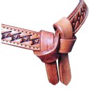 Westerntrense HEART aus US-Leder mit Herzpunzierung und...