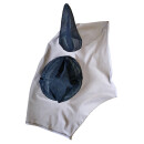 SPEEDA Fliegenmaske beige – Lycra Fliegenmaske ohne Klettverschluss Full/Warmblut