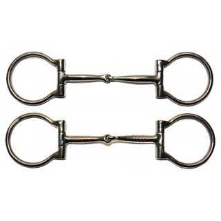 "KS" Edelstahl D-Ring Snaffle Bit