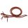 Westernzügel PONY aus Leder – Split Reins 180 cm x 13 mm, rotbraun