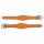 Hobble Straps aus Leder – Steigbügelfixierung für Westernsattel hellbraun (natur)