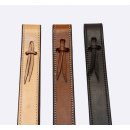 Off Billet - US Leder - 3 Farben mittelbraun