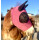 SPEEDA Fliegenmaske Wine – Lycra Fliegenmaske ohne Klettverschluss Pony