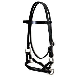 Sidepull - Single Soft Padded - SCHWARZ -