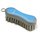 BUSSE Kopfbürste GRIP cyan/grau