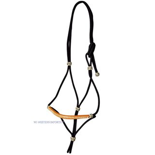 Knotenhalfter Rawhide Black