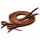BCL Latigo Westernzügel Split Reins 240 cm (8 ft) – Lederzügel mit Waterloop Enden