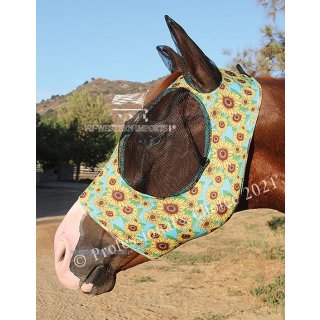 Professionals Choice Comfort Fit Fliegenmaske Sunflower Horse (Full/Warmblut)