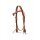 Hochwertige Pony Westerntrense – Weiches Harness-Leder & elegantes V-Stirnband