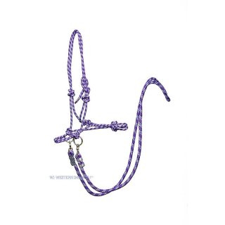 Knotenhalfterset - Free Riding - PURPLE