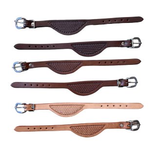 Hobble Straps - US Leder – Punziert -