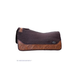 CSF SUPREME Wollfilzpads mit punziertem Lederbesatz